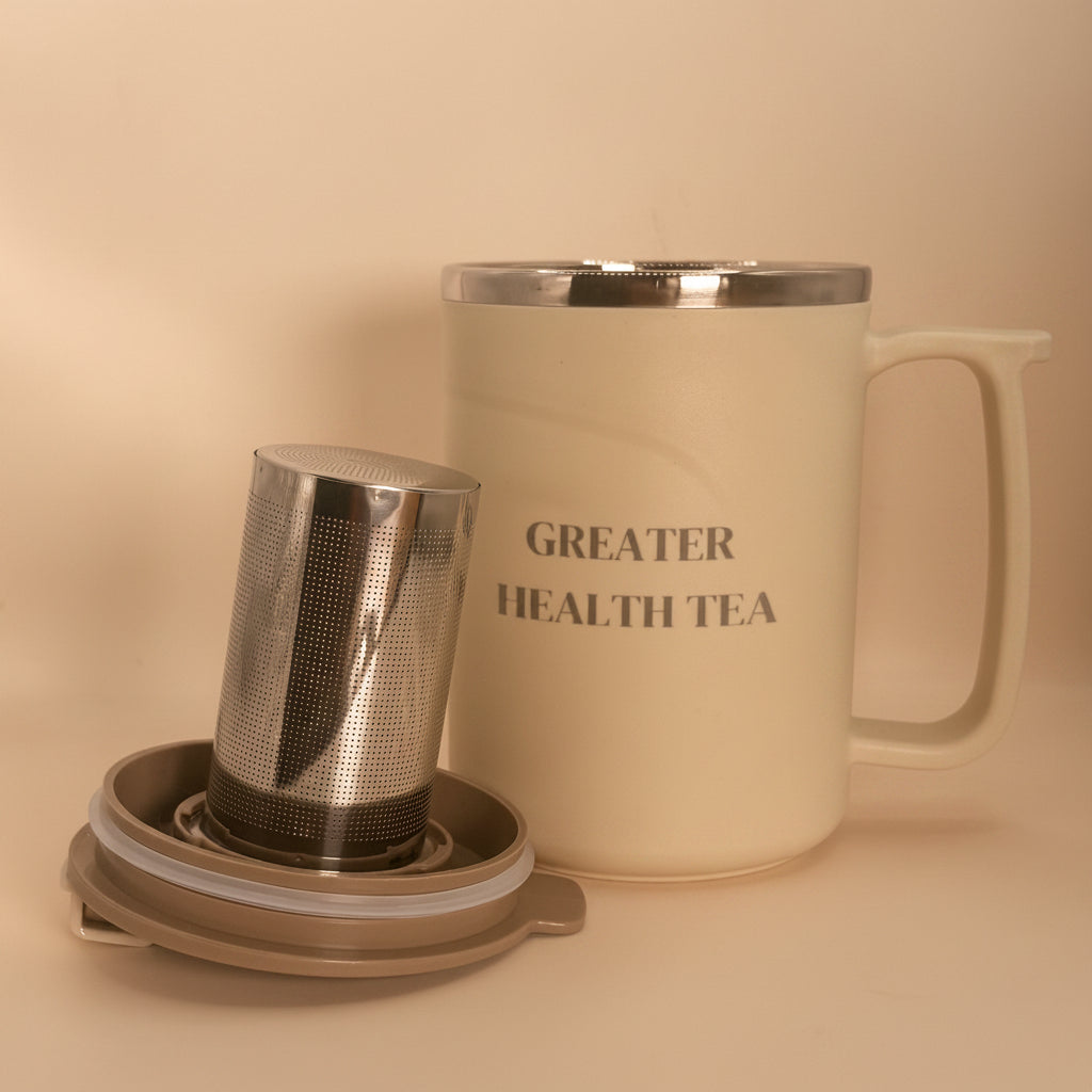 Greater Health Tea Infuser Mug