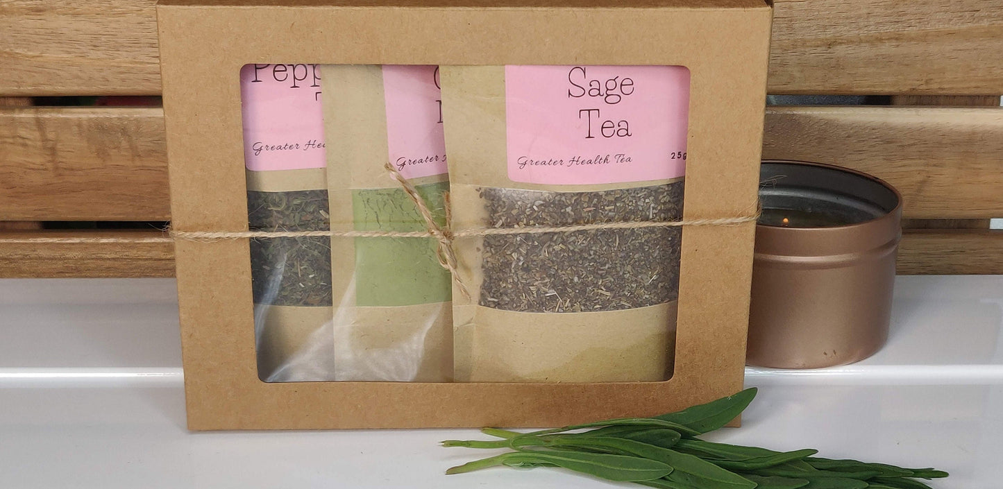 Green Tea's Selection | Tea gift box, Peppermint tea, matcha tea, sage tea