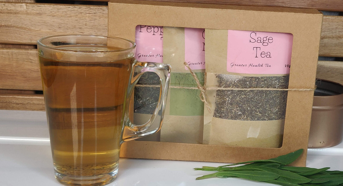Green Tea's Selection | Tea gift box, Peppermint tea, matcha tea, sage tea