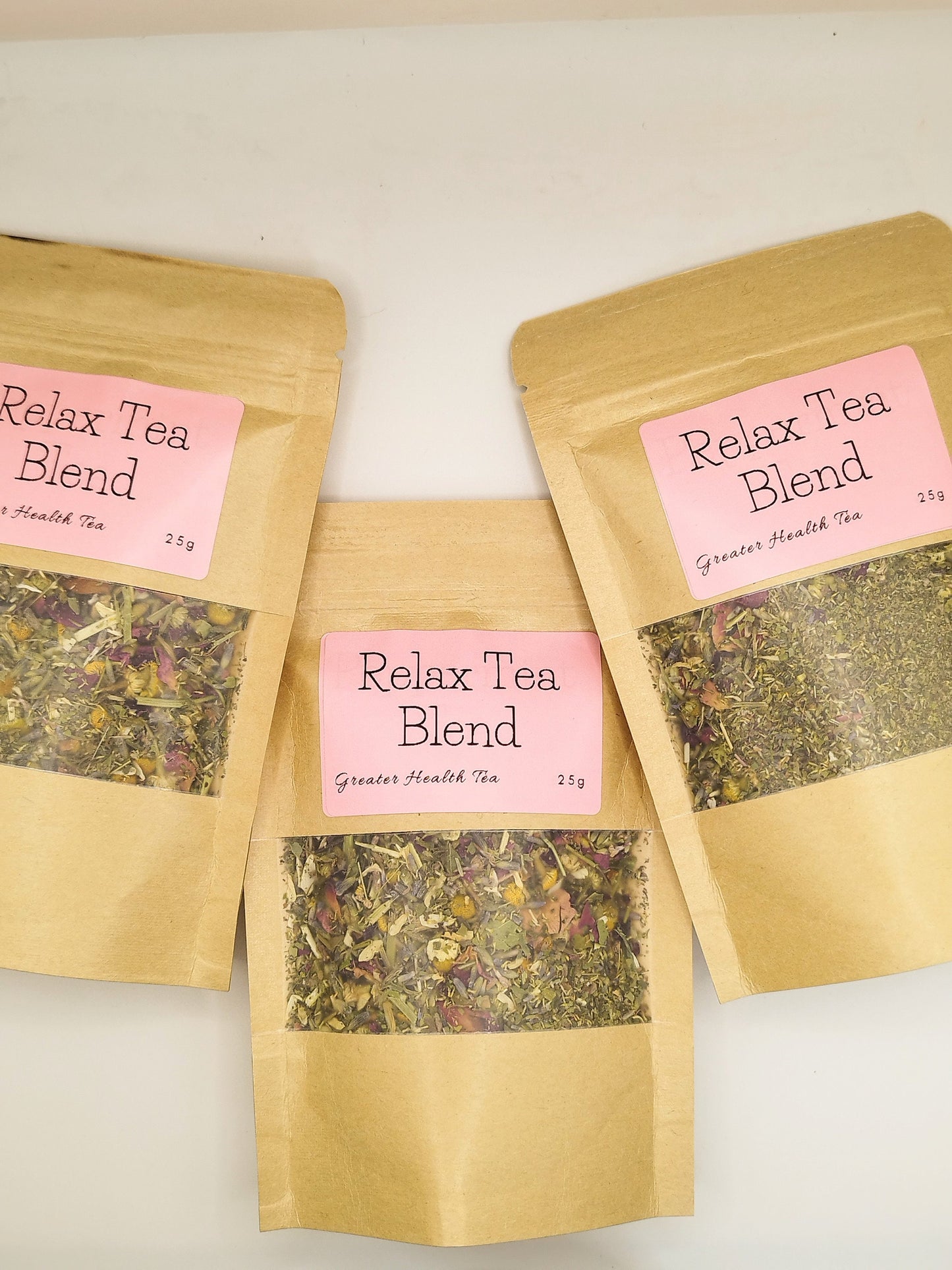 Relax Tea Blend | Relaxing tea | Lavender tea blend | Sleeping tea | Sleep and anxiety tea | Lavender, Chamomile| 25g Pouch loose tea blend