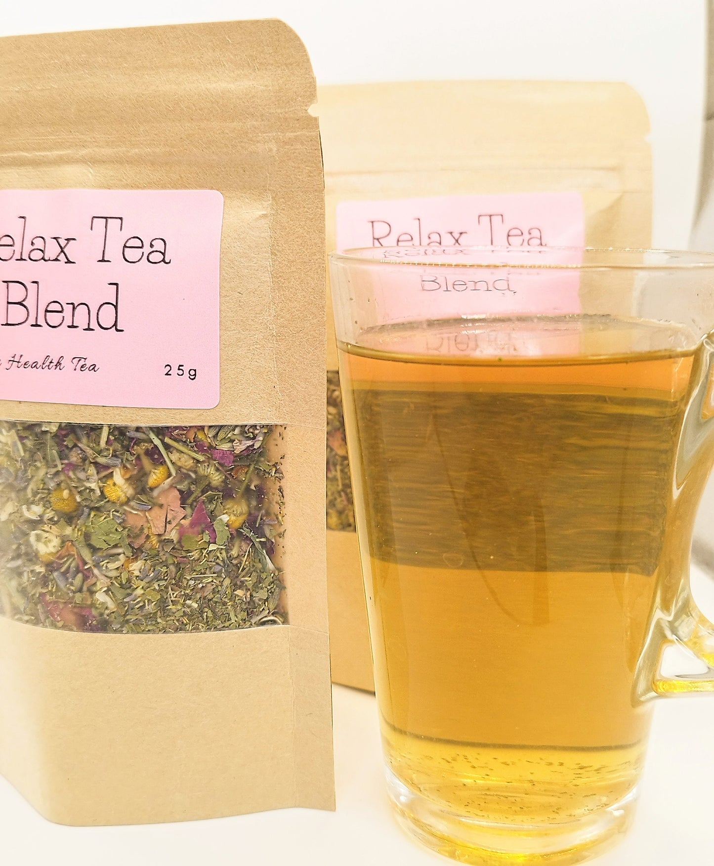 Relax Tea Blend | Relaxing tea | Lavender tea blend | Sleeping tea | Sleep and anxiety tea | Lavender, Chamomile| 25g Pouch loose tea blend