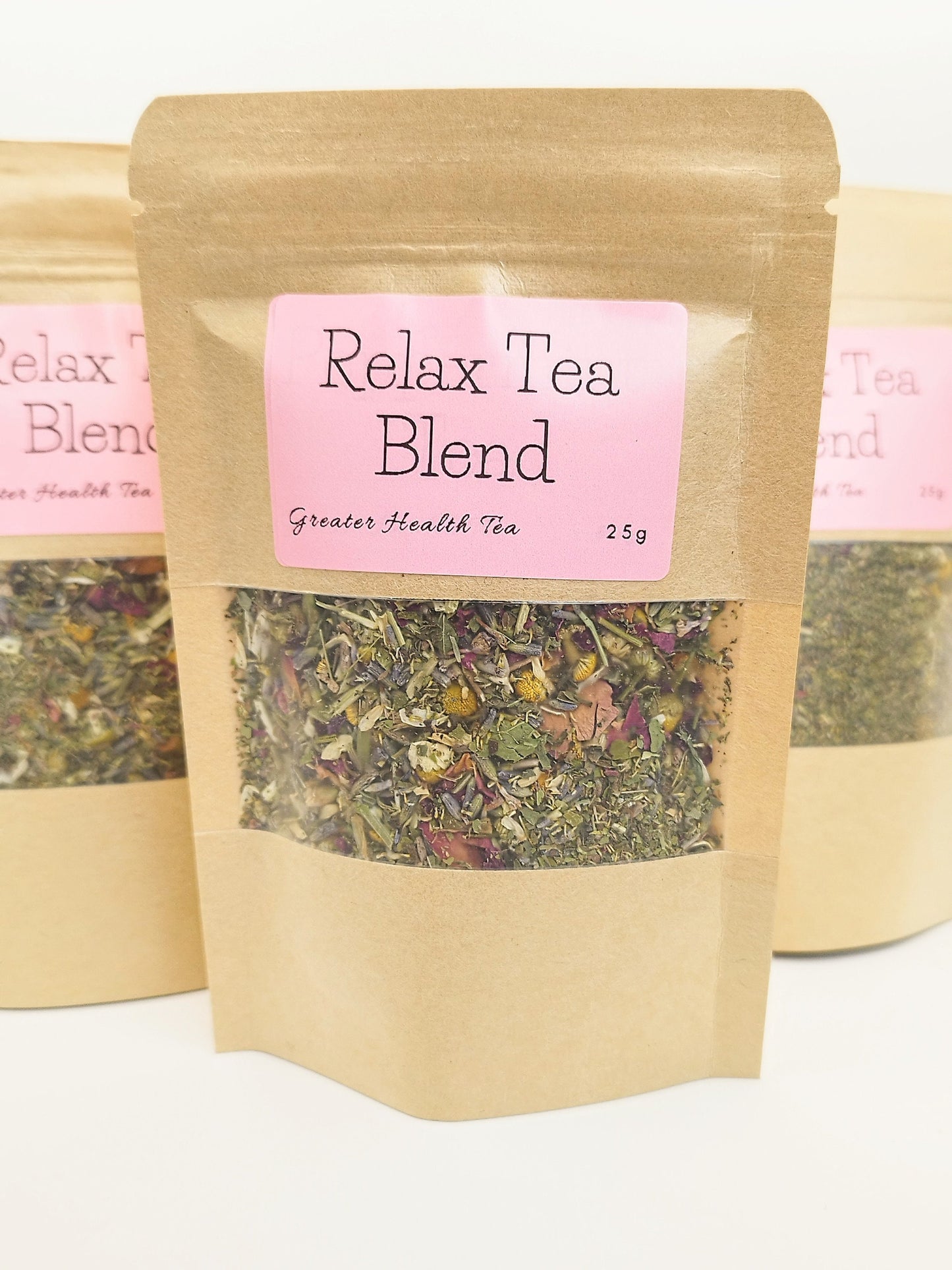 Relax Tea Blend | Relaxing tea | Lavender tea blend | Sleeping tea | Sleep and anxiety tea | Lavender, Chamomile| 25g Pouch loose tea blend