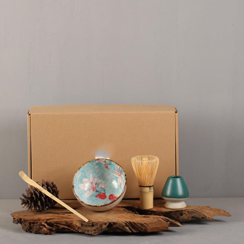 Traditional Matcha Bowl Tea Set | Gift Box
