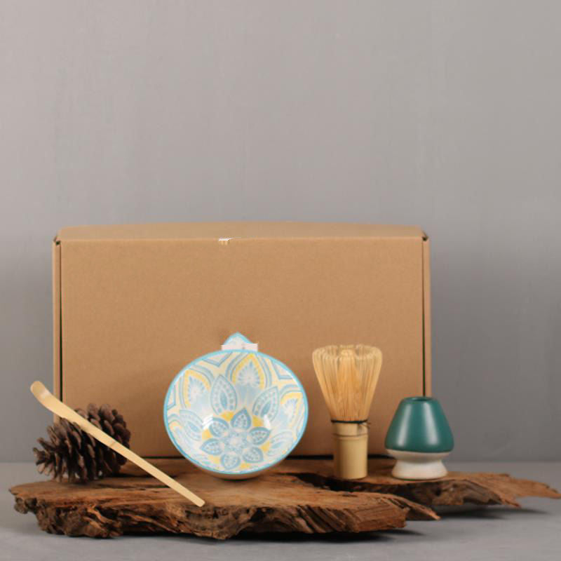 Traditional Matcha Bowl Tea Set | Gift Box