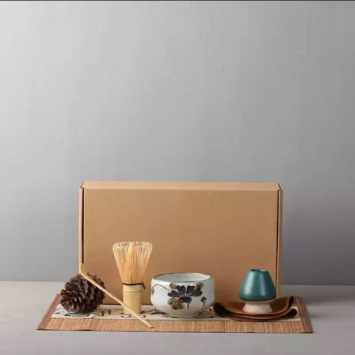 Traditional Matcha Bowl Tea Set | Gift Box