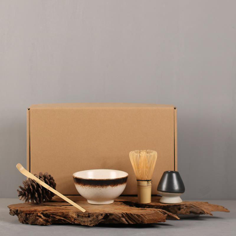 Traditional Matcha Bowl Tea Set | Gift Box