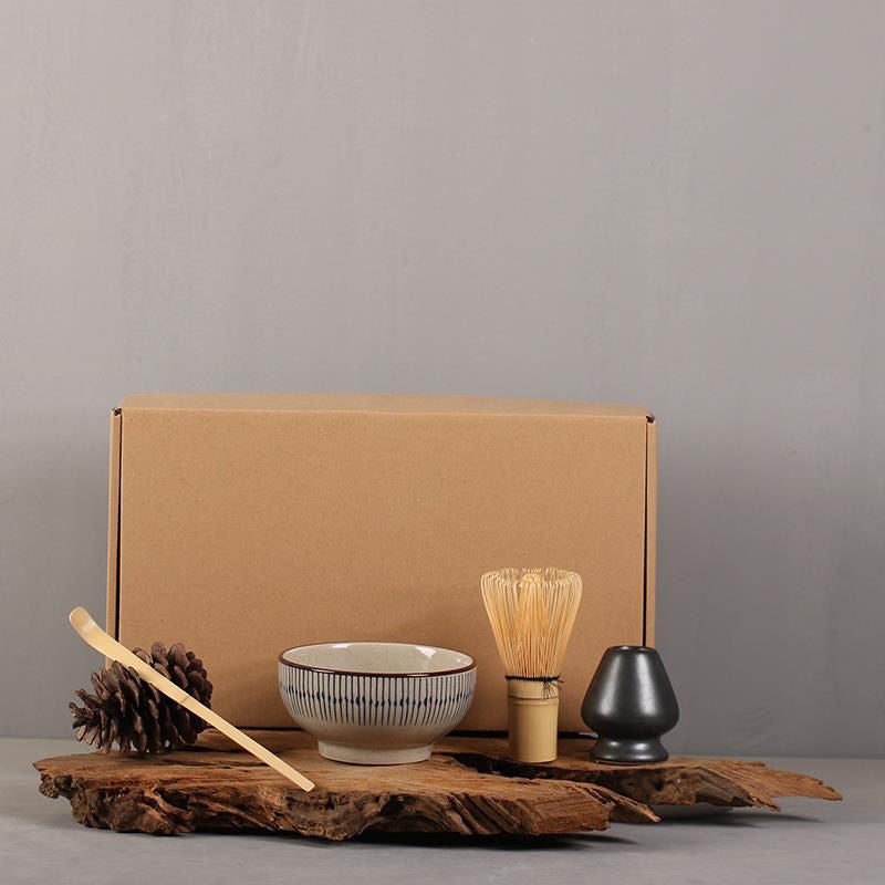 Traditional Matcha Bowl Tea Set | Gift Box