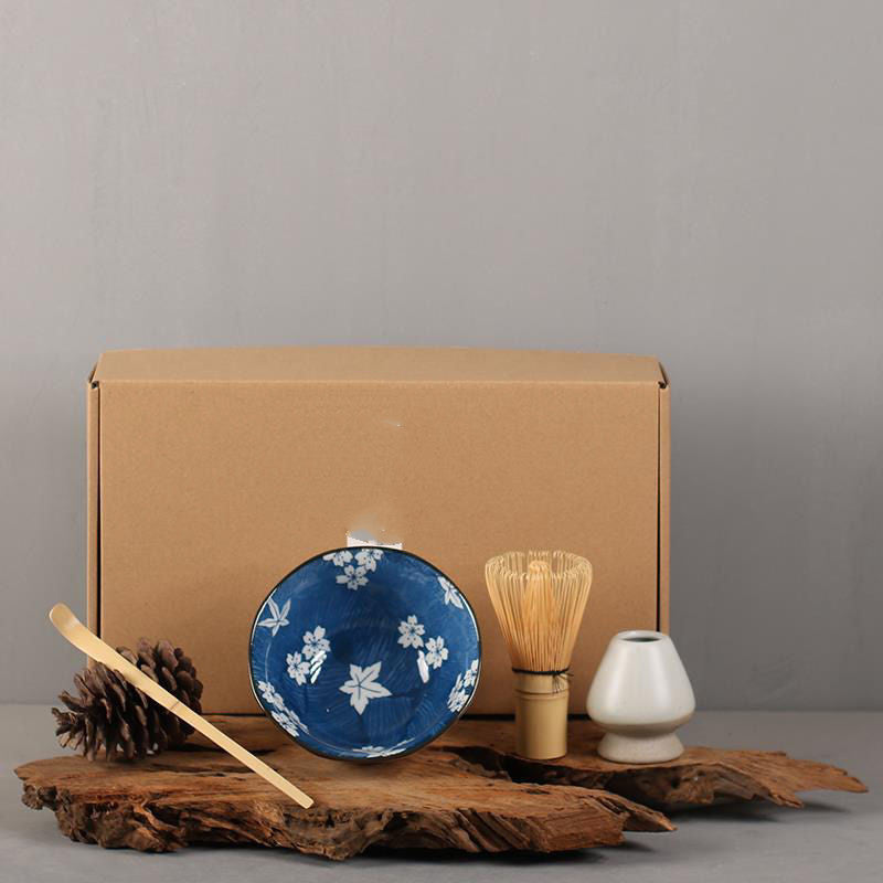 Traditional Matcha Bowl Tea Set | Gift Box