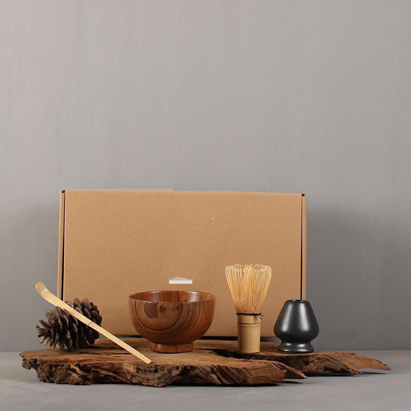 Traditional Matcha Bowl Tea Set | Gift Box