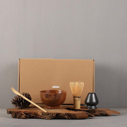Traditional Matcha Bowl Tea Set | Gift Box