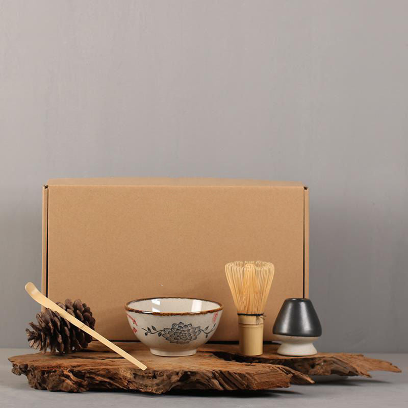 Traditional Matcha Bowl Tea Set | Gift Box