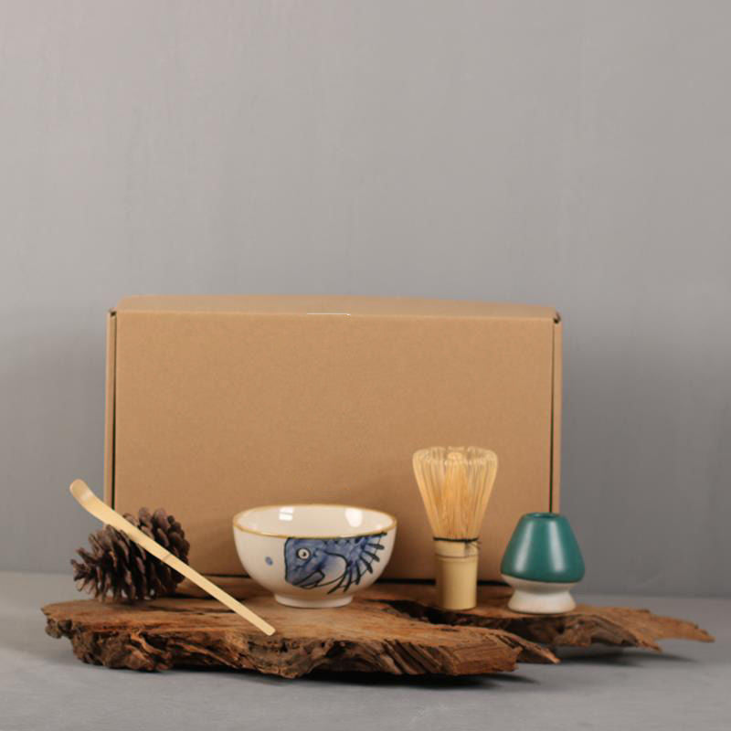 Traditional Matcha Bowl Tea Set | Gift Box