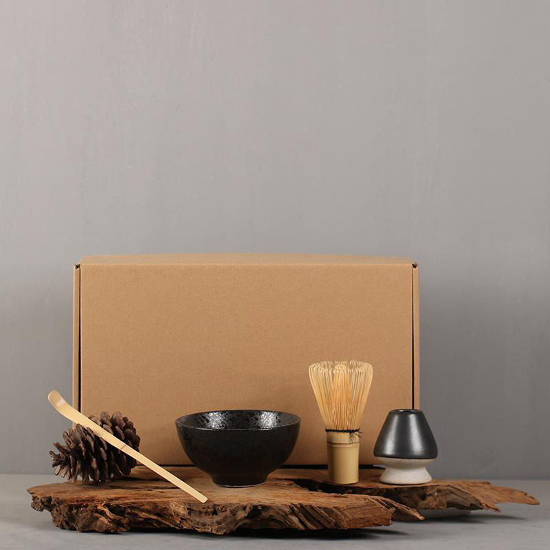 Traditional Matcha Bowl Tea Set | Gift Box