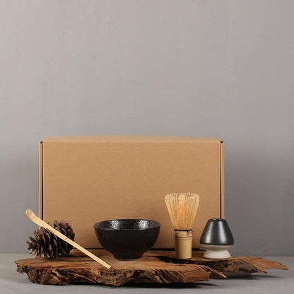 Traditional Matcha Bowl Tea Set | Gift Box