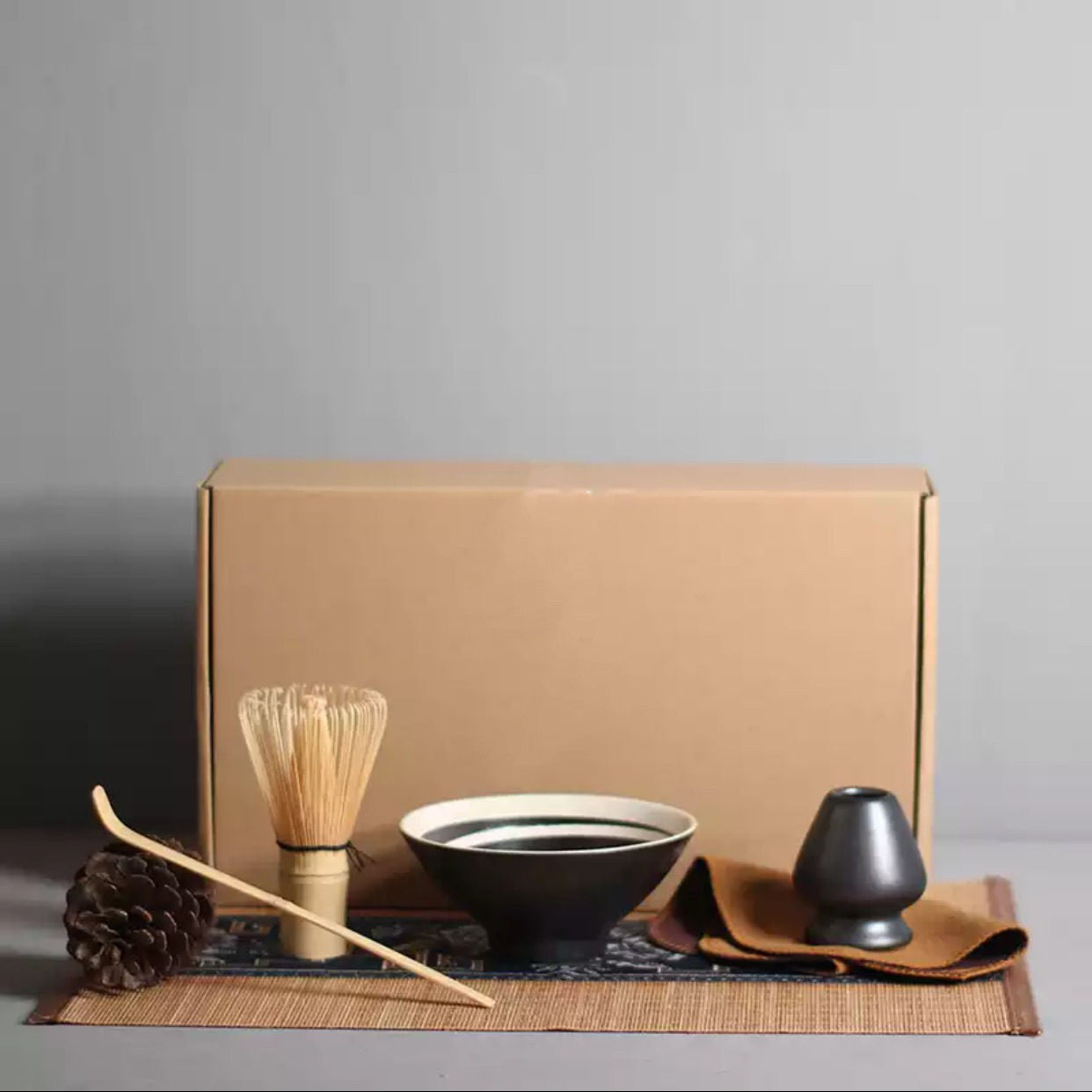 Traditional Matcha Bowl Tea Set | Gift Box