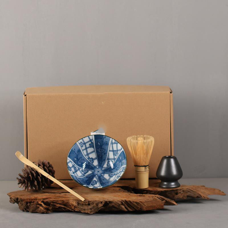 Traditional Matcha Bowl Tea Set | Gift Box