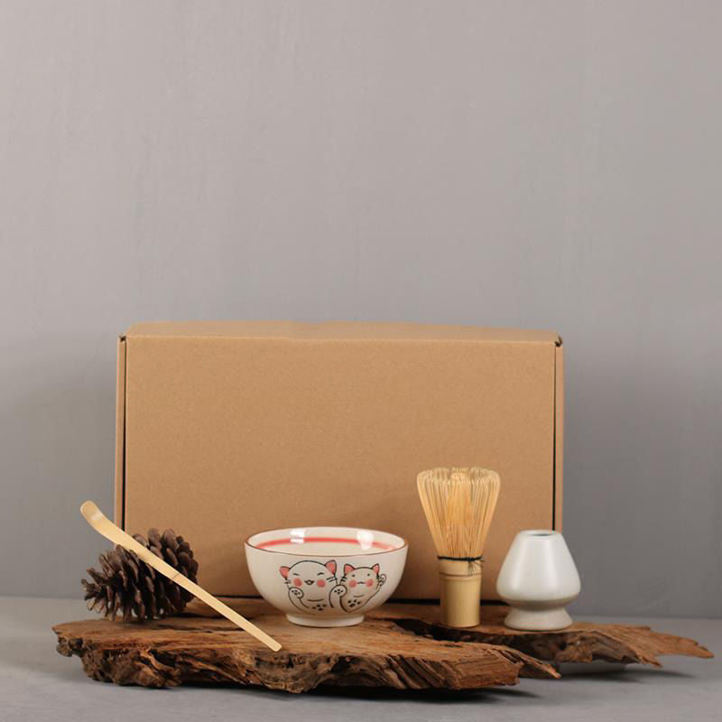 Traditional Matcha Bowl Tea Set | Gift Box