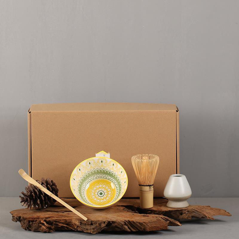 Traditional Matcha Bowl Tea Set | Gift Box