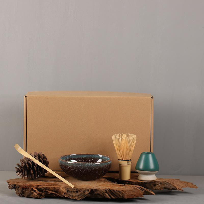 Traditional Matcha Bowl Tea Set | Gift Box