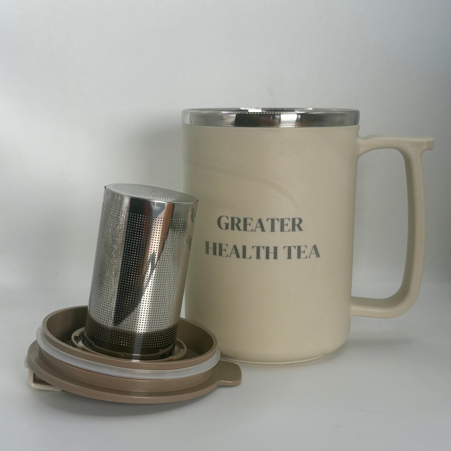 Greater Health Tea Infuser Mug