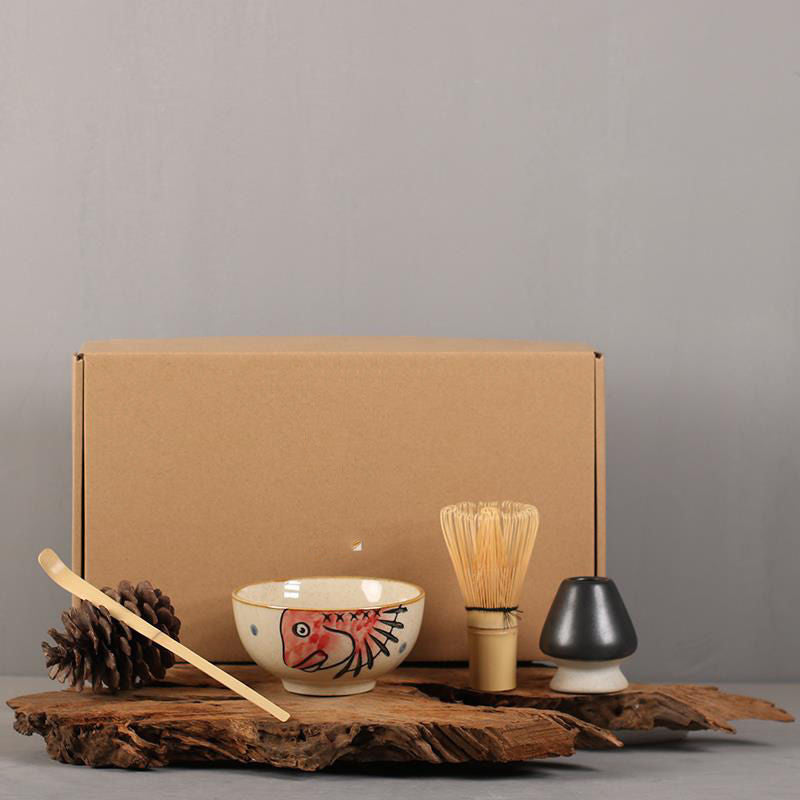 Traditional Matcha Bowl Tea Set | Gift Box