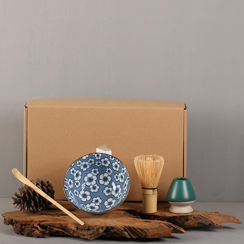 Traditional Matcha Bowl Tea Set | Gift Box