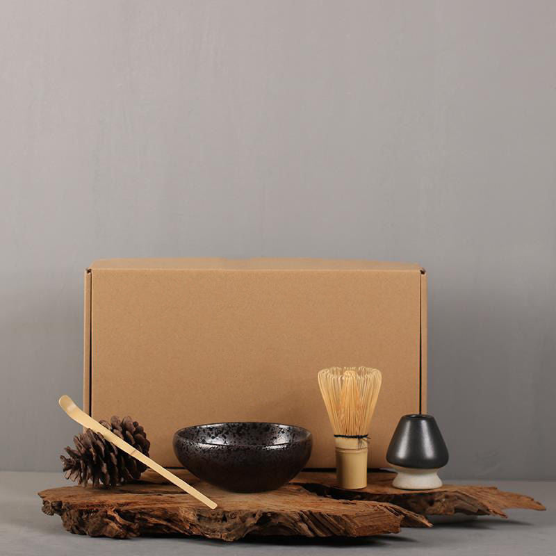 Traditional Matcha Bowl Tea Set | Gift Box
