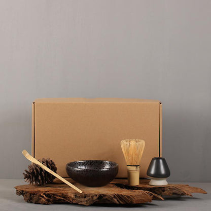 Traditional Matcha Bowl Tea Set | Gift Box